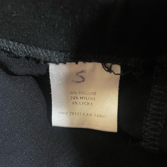 Eileen Fisher Black Wide Leg Pants Viscose Ankle - Picture 6 of 10